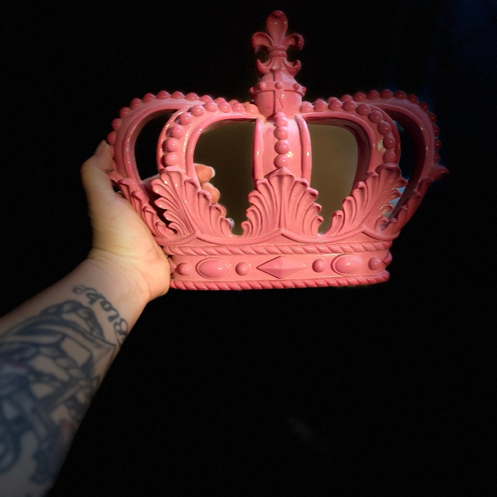 Pink Crown Wall Decor